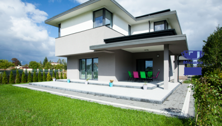 fasádna farby s technológiou TRIBRID NANO silikón-akrylát-silikát – vodouriediteľné